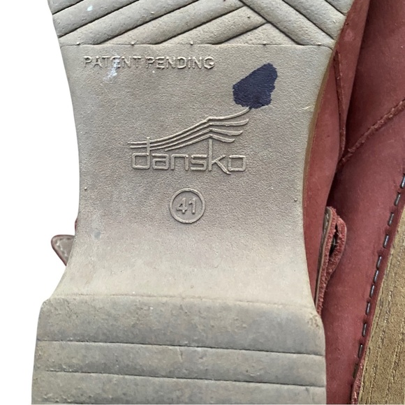 Dansko Women's Tan Leather Mules - Picture 6 of 9